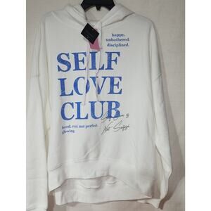 Grayson/Thread ''Self love club '' women's hoodie size Large-faded